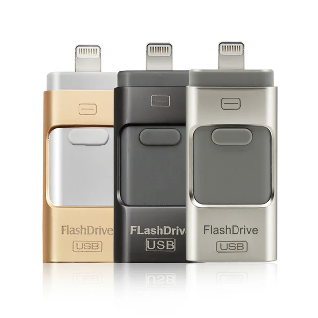 Factory Price 16gb 32gb 64gb Pendrive OTG USB Flash Drive OTG USB 3.0 for iphone 7