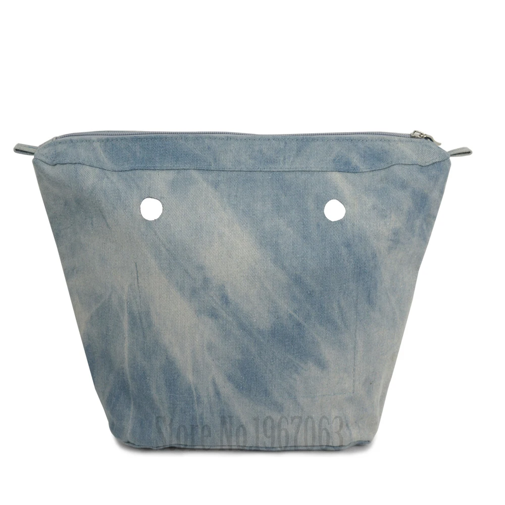 

Factory direct sale denim fabric waterproof inner insert for O bag Mini obag organizer