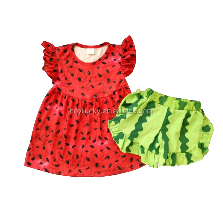 little girl watermelon outfit