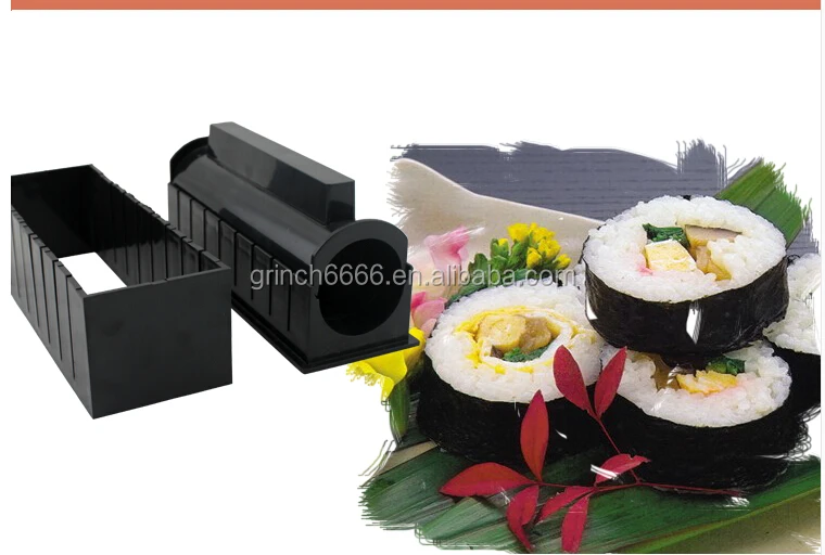 11pcs Quick Sushi Maker Rice Roll Mold Kitchen DIY Chef Set Moul