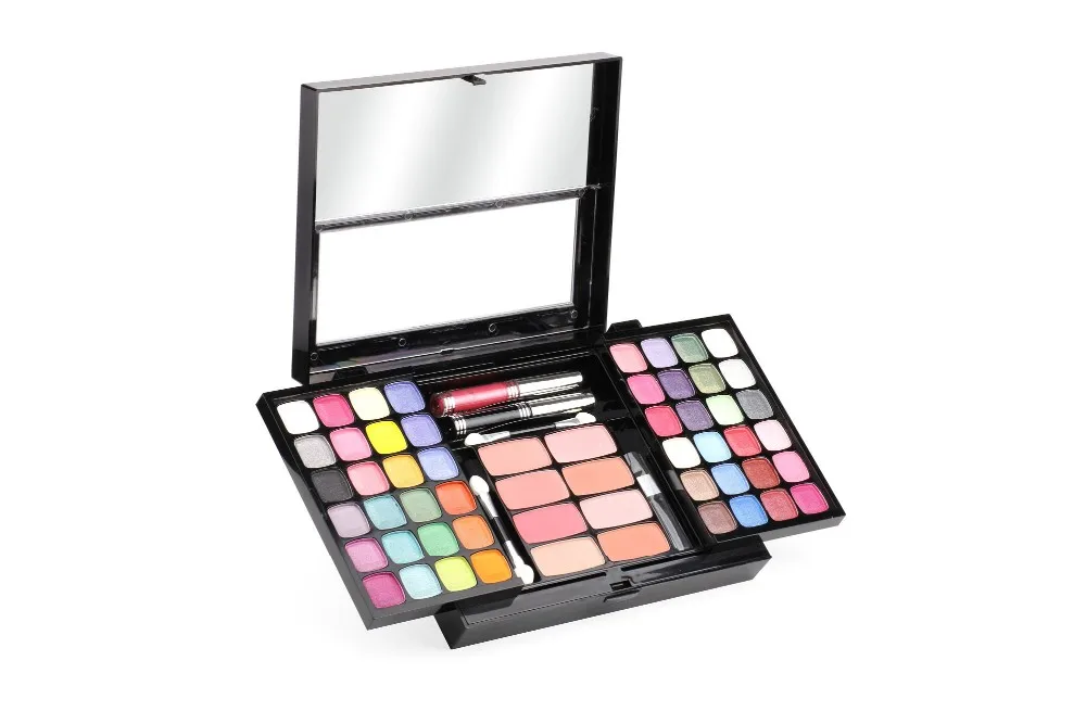 blusher 唇彩微光眼影调色板化妆包刷镜子化妆品套装