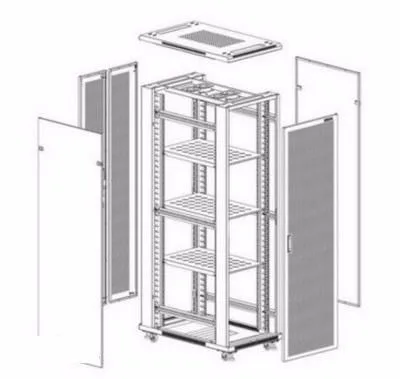 Beijing 19 '' 4U SPCC dvr wall mounted data rack