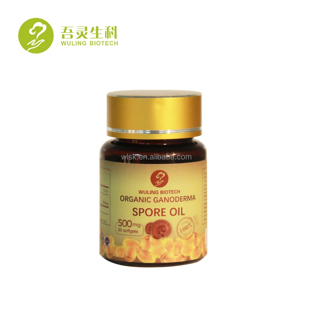 Herbal products Healthy Pure Ganoderma Lucidum Spore Oil Softgel