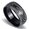 YK Stainless Steel Fashion Jewellery 2019 New Latest Design For Men Promotional Items China Vintage Wooden Ring
