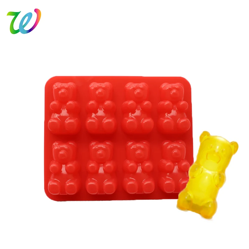Mix 100/% Handmade Square Bear Round SOAP Silicone Mold Cake Jelly Soap DIY Molds