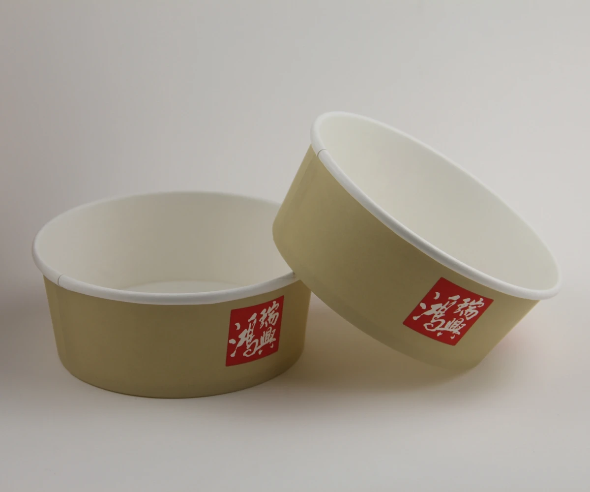 Download Disposable Food Packaging Rice Paper Bowl With Lid - Buy ...