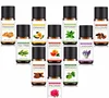 2018 10pcs/set pepermint rose patchouli grapefruit clove frankincense relieve stress skin care pure essential oils