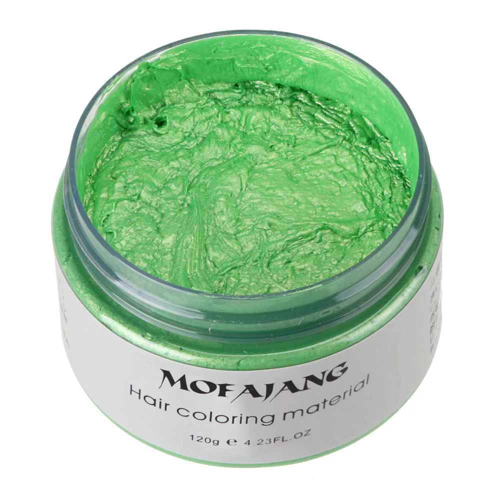 
Mofajang Create your Private Label Available Temporary Disposable Mud Black grey Hair Dye Color Wax 