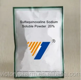  Sulfaquinoxaline  Sodium Soluble Powder 20 poultry  