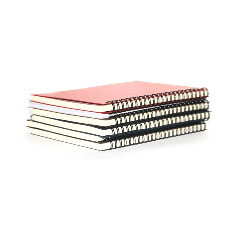 Paper Hardcover A4 A5 Metal Ring Wire Binding Bound Notepad Custom