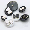 custom cheap high quality resin bow coat button