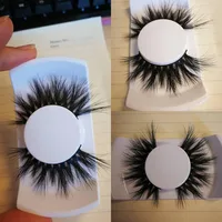 

Long 3D Mink Lashes Fluffy 25mm Real Siberian Mink Eyelashes