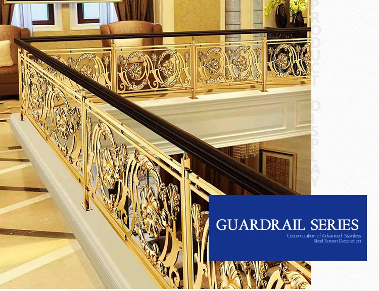 decorative metal laser cut fencing panels for stair handrail  decorative custom stainless steel stair handrails