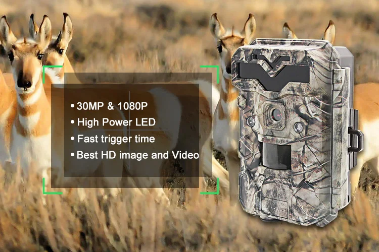 30mp image 30m ir range best night vision hunting trap camera