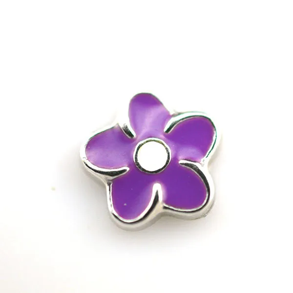 

Hot sale DIY fashion popular in USA LOL flower metal floating charms, Pink