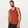 Custom logo blank cotton mens fitness red gym singlet tank top