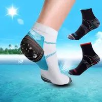 

Z282 Men Elastic Compression Socks Low Cut Plantar Fasciitis Short Ankle Socks Sports Breathable socks