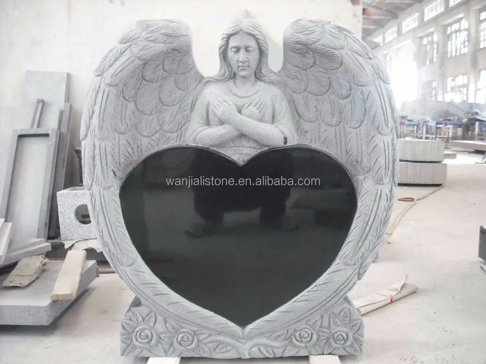 
Natural Granite Material Angel Design Tombstone, Angel Sculpture Monuments 