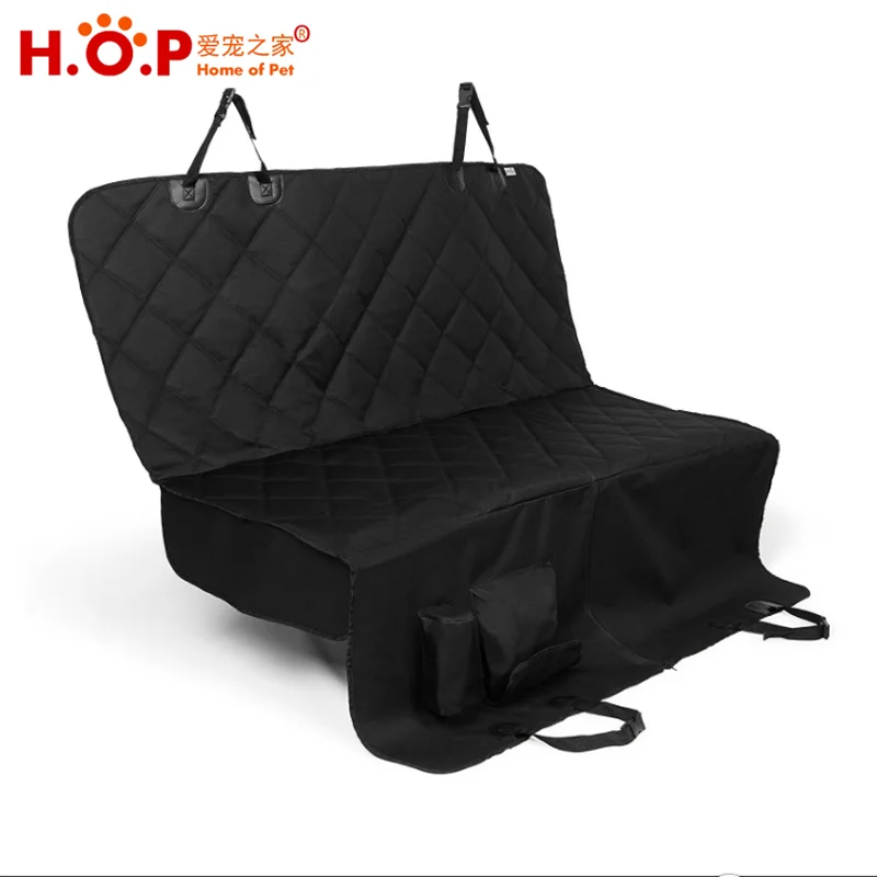 

Waterproof Full Hammock Cover for Car Seat Protector Double Nonslip Seat Backing Pet Car Seat Cover, Black