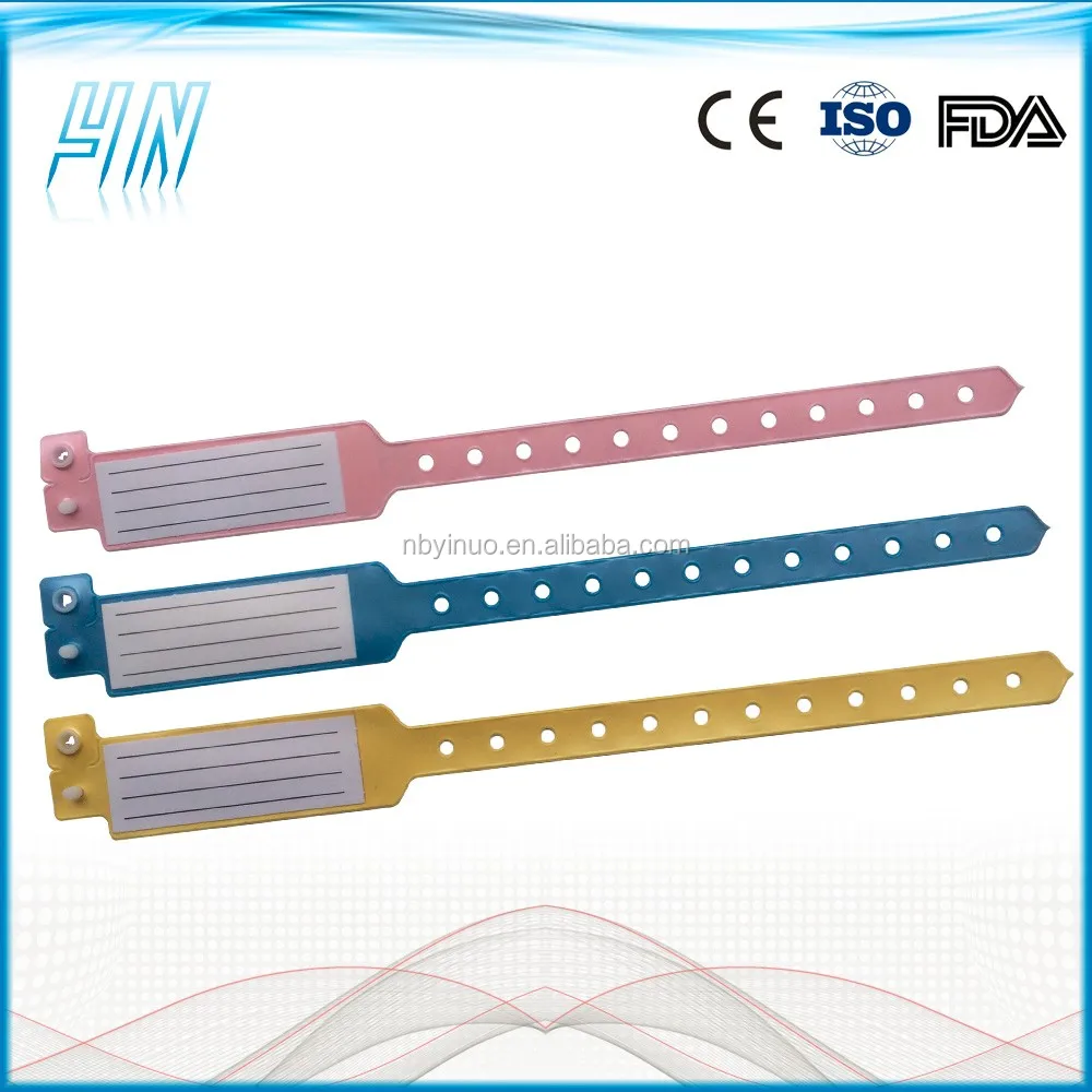 Yn 3000 Insert Card Style Patient Id Wristband,Custom Hospital