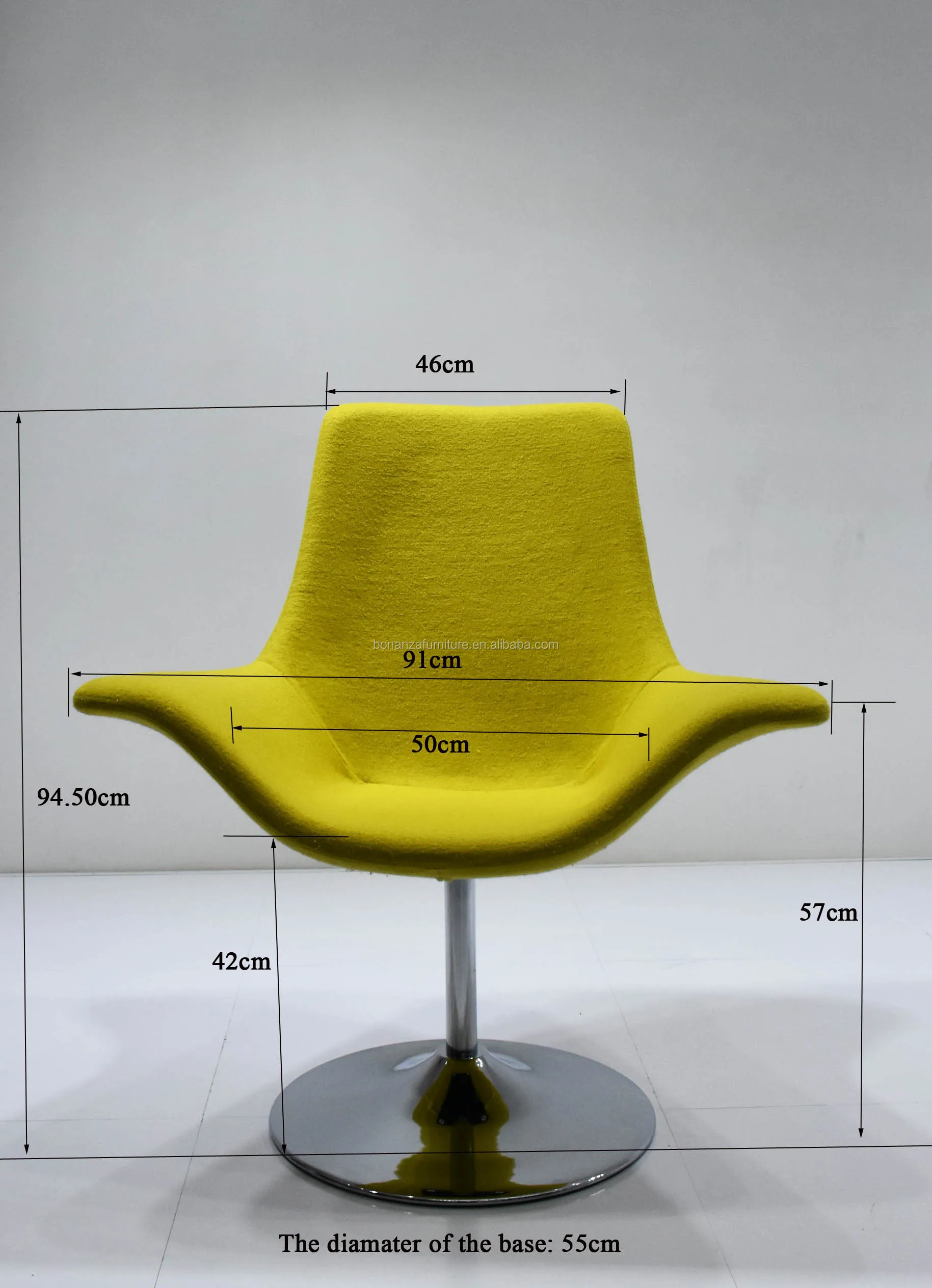 3613F# Modern swivel velvet arm chair velvet for living room furniture