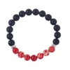 women jewelry 8mm natural stone charm bracelet perle frosted black agate balancing bracelet for men