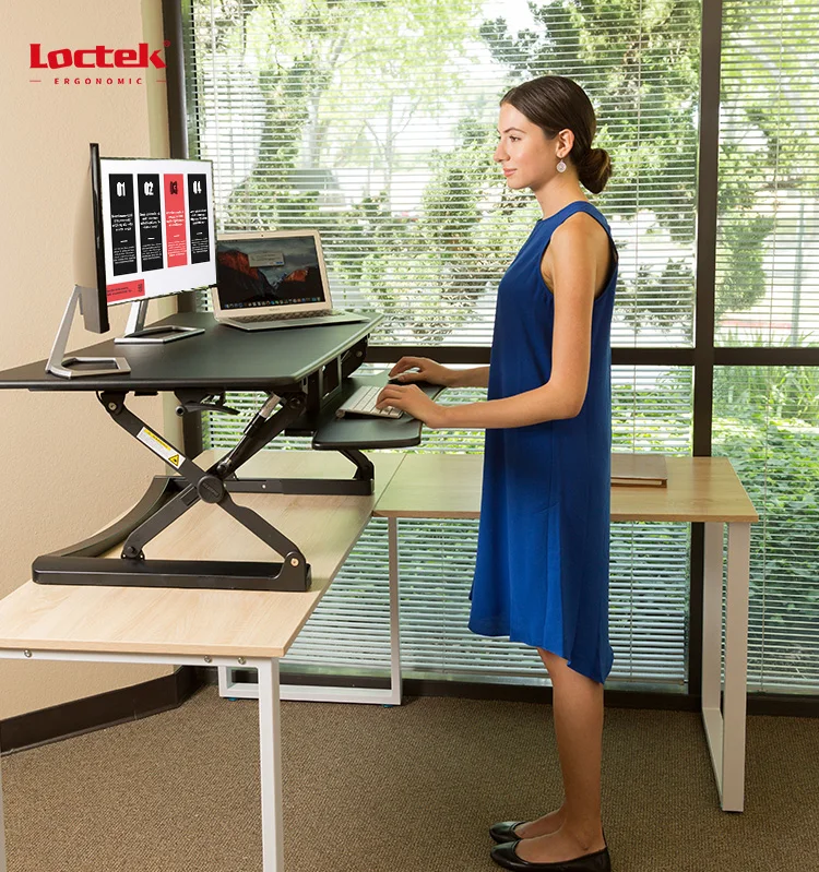 Loctek Mt101l Moderne De Bureau En Gros De Bureau Table De Bureau Reglable En Hauteur Bureau D Ordinateur De Conception Riser Buy Leve Pied Bureau Debout Support De Moniteur Product On Alibaba Com