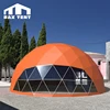 Strong Structures PVC cover metal frame geodesica domo de poliestireno, glamping pods