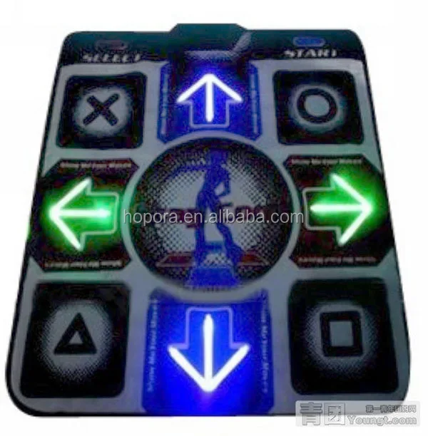 New Games & Music Non-Slip Dancing Step Television TV RCA PC USB 2.0 32 Bit HD LED Light with 2GB TF Card Dance Mat Dancing Pad 2.jpg