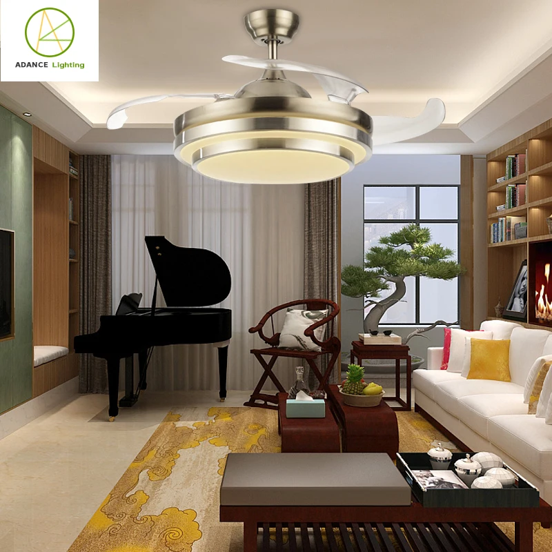 
Advance Lighting High Quality Best 42in 36W Invisible Blabe With Light Brand And Remote Ceiling Fan Cheap Price ceiling 