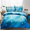 Bed Sheet 4pcs Galaxy 3D Bedding Sets Universe Outer Space Fitted pillowcase Twin Queen Bed Sheet