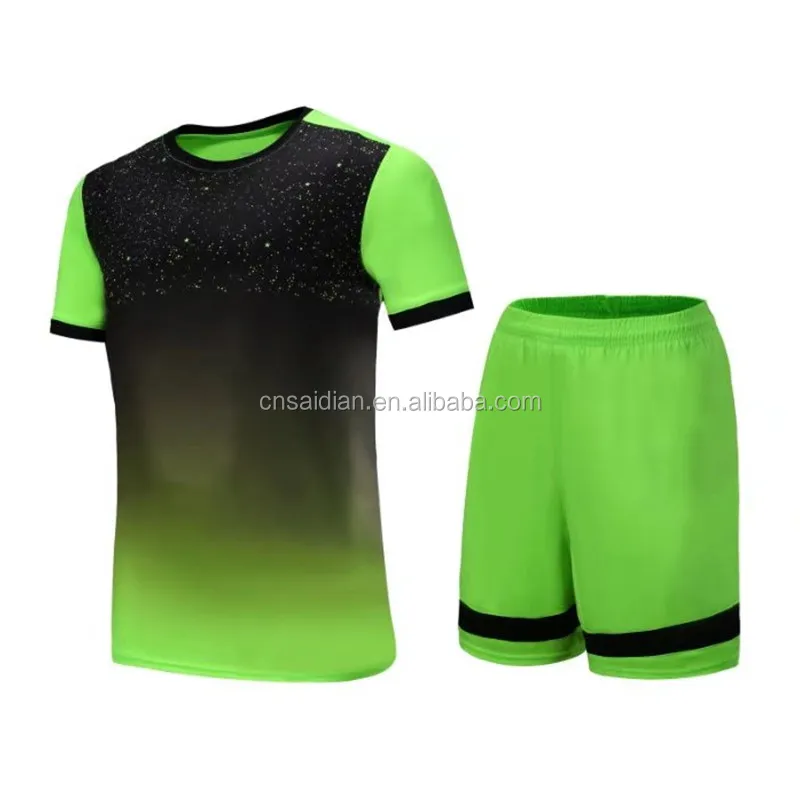 

Wholesale Customize conception maillot de foot warm up soccer jersey suits set, Custom color