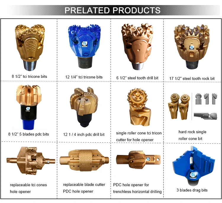 Tci Tricone Bit 20 24 26 30 36 42 Hard Rock 9 Cones Bit 