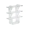 Custom Acrylic 3 Shelf Figure Display, Clear Keepsake Collectable Stand Rack