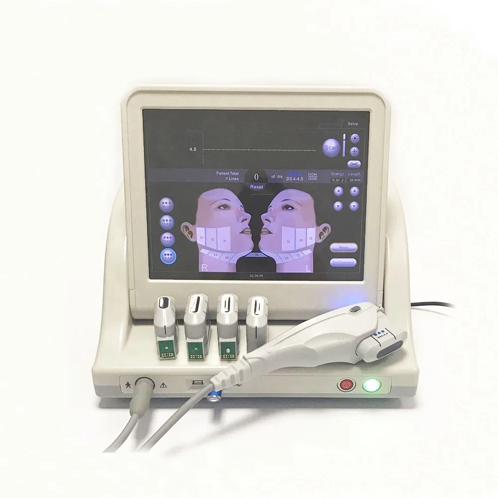 

Best Quality hifu with 5 cartridges 10000 shots/medical hifu slimming machine/high intensity focused ultrasound face lift