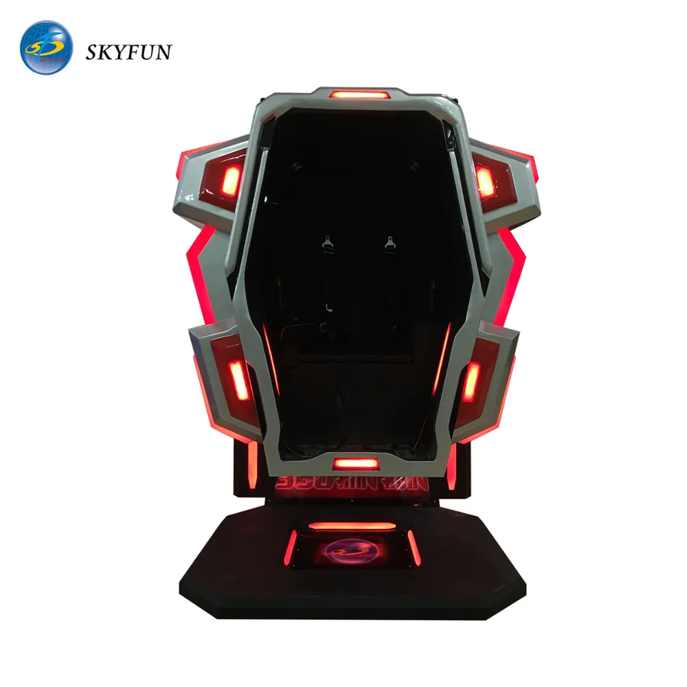 

Skyfun New Product Ideas 2019 Red / Blue LED Light VR 9D Movies 360 Degrees Cinema