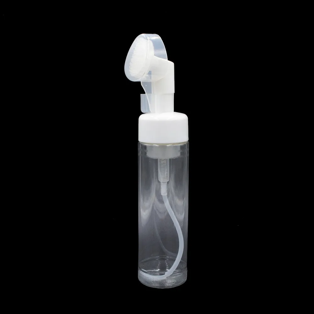 Face Wash Empty White Bottle For Facial Cleanser Pet 150ml Plastic Foam