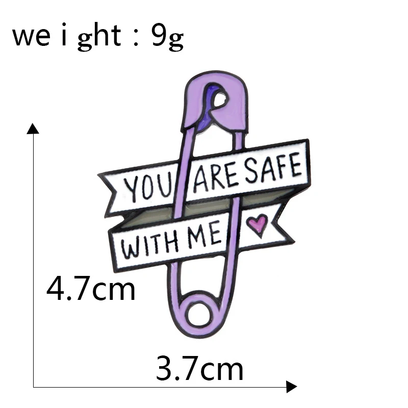 safe with me pin