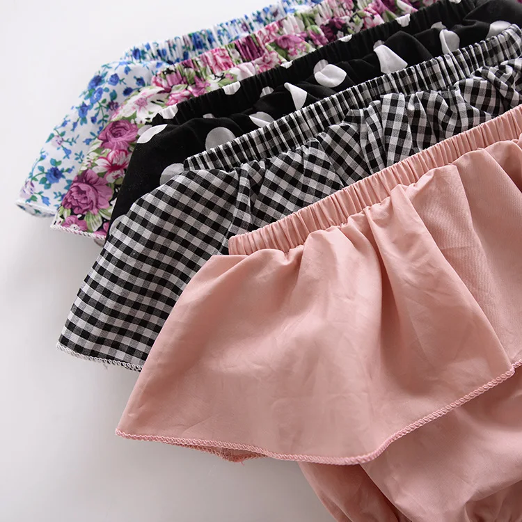 Triangle Baby Bloomers Cotton Kids Ruffled Short Panties Girls M8071001 ...