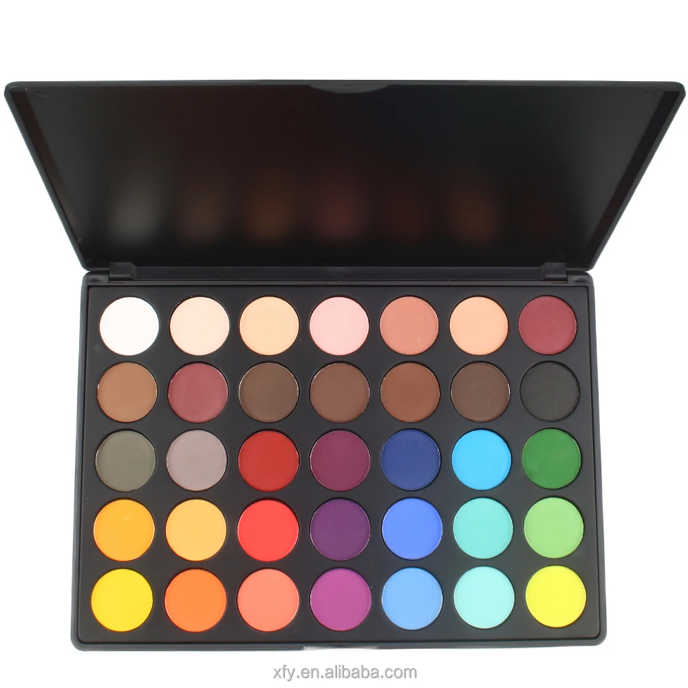 

Wholesale 35 Color Cosmetics Unbranded Eyeshadow Palette, Multi-colored