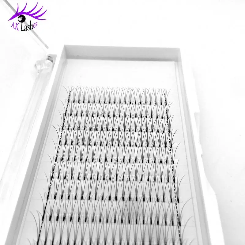 

3d pre fan lashes flare 0.07mm fans eyelashes extension 0.10, Natural black