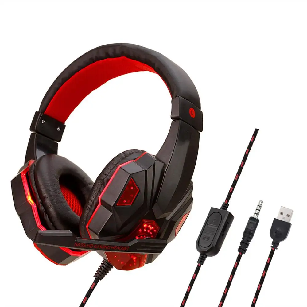 

Computer headset headset game E-sports light headset PS4 dedicated, N/a