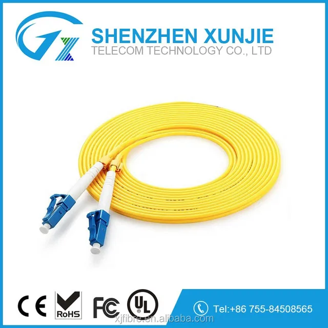 hot sale lszh lc / upc - lc/upc singlemode duplex optical fiber