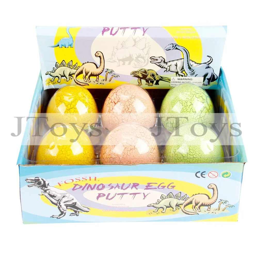 dinosaur egg putty with light