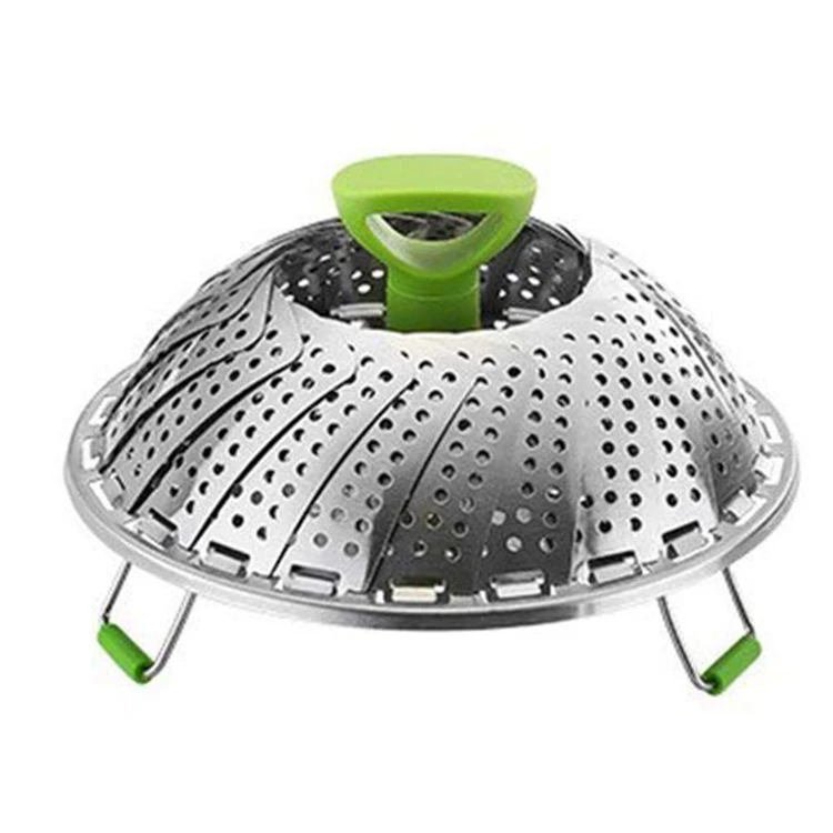 

100% Stainless Steel Vegetable Steamer Basket/Insert for Pots, Pans, Crock Pots & more