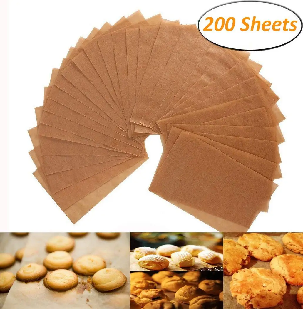 Buy Unbleached Parchment Paper 200 NonStick Brown Cookie Baking