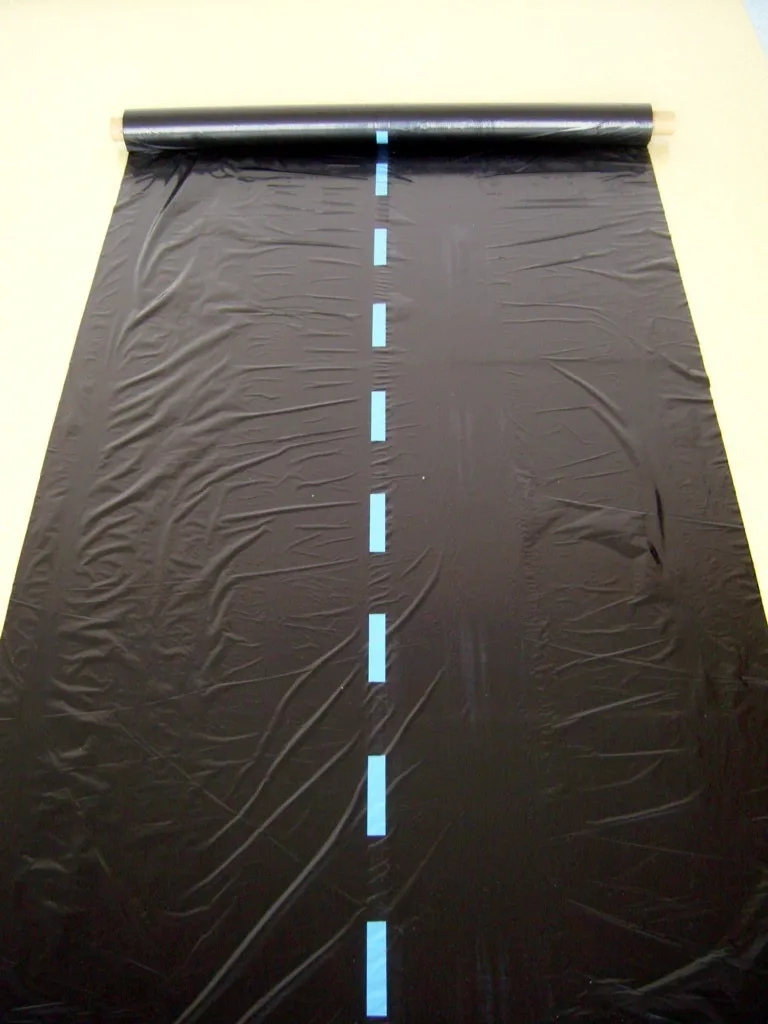 
pe agricultural black mulch film with holes 