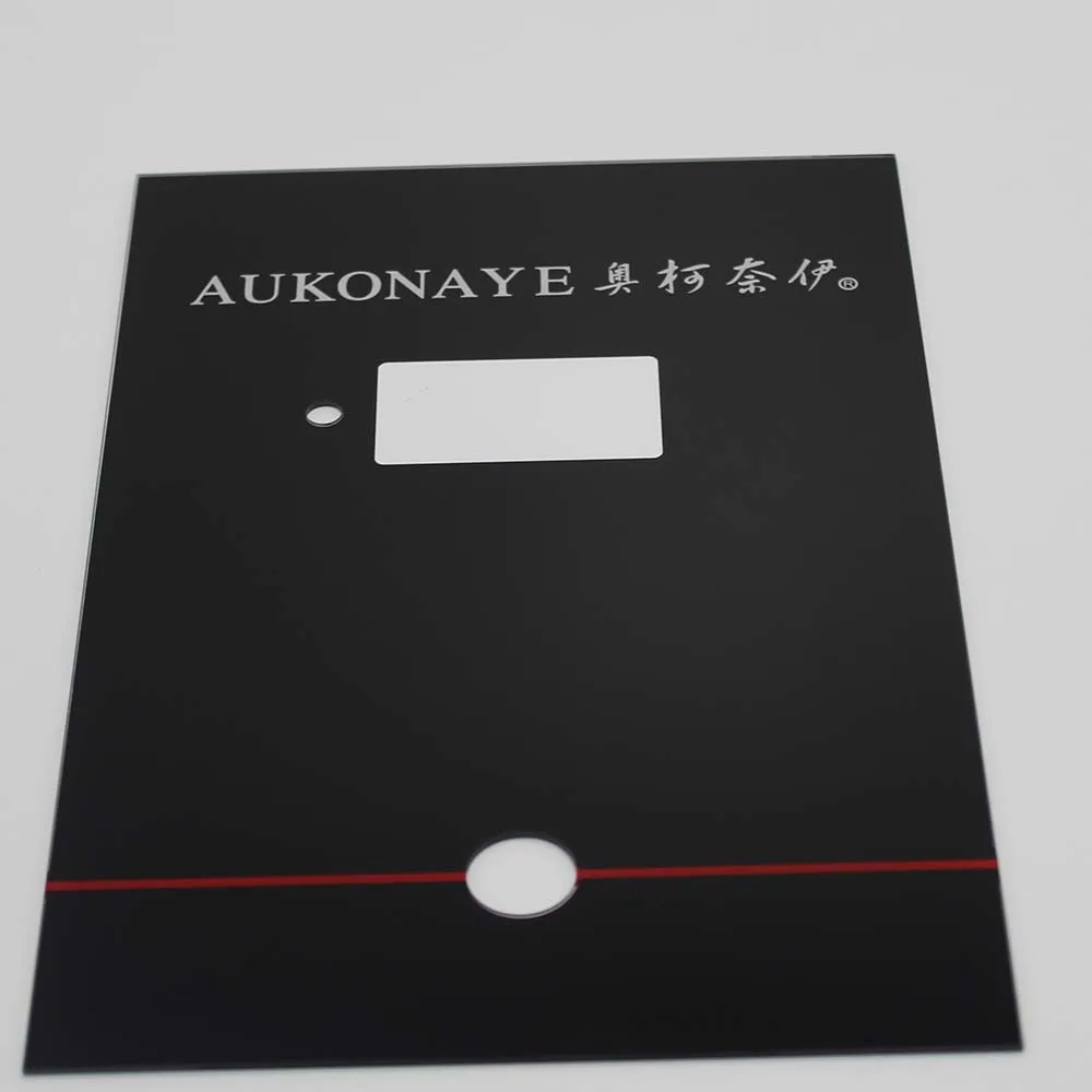 
Manufacturer Direct Sales Silkscreen Printing Toughened Crystal Glass Display for Electricity 