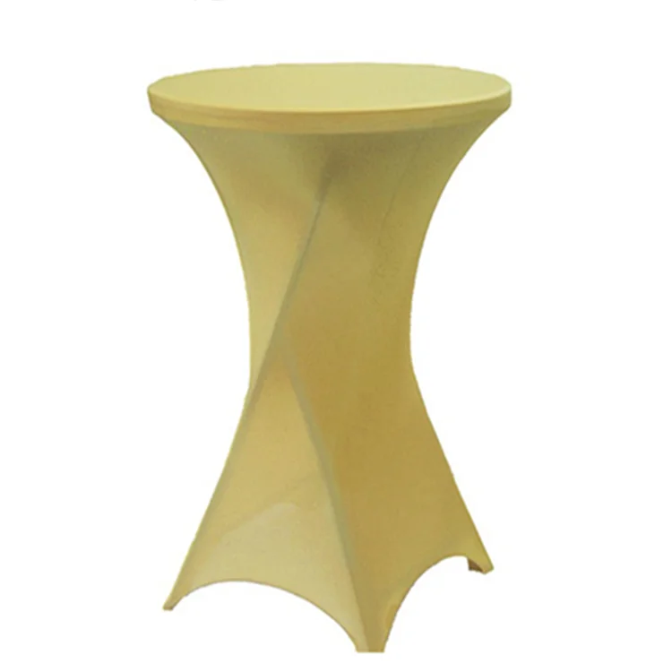 Wholesale Round Black Spandex Bar Table Cover Buy Bar Table Cover