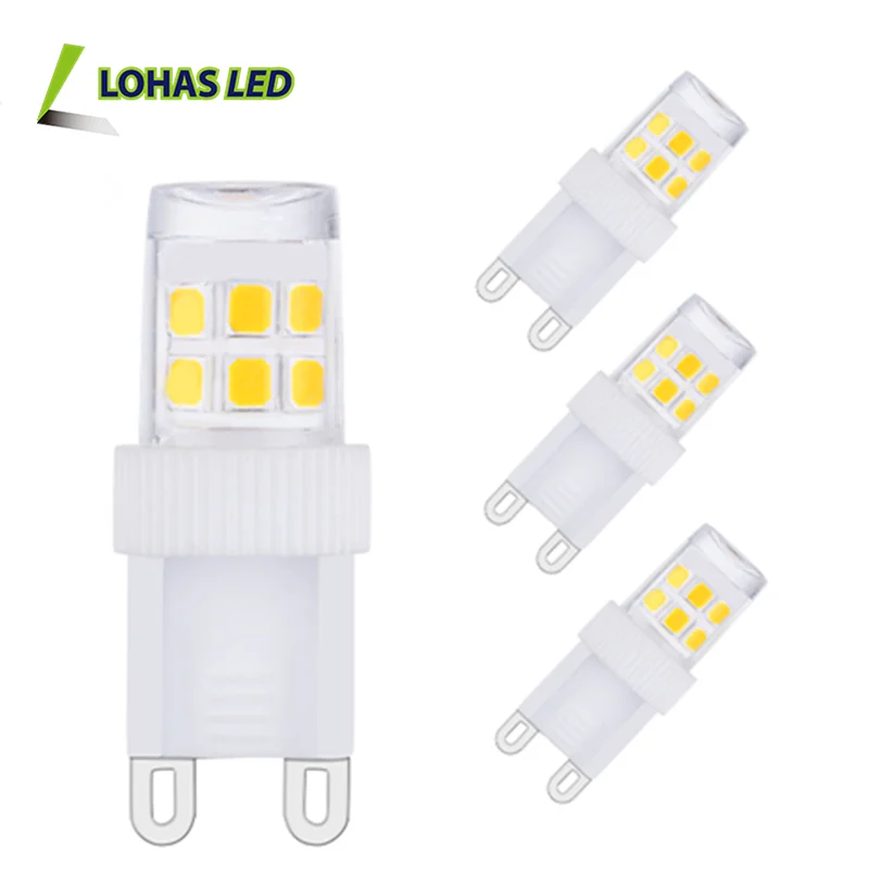 2016 Newest G9 Led Bulb Light dimmable SMD 2835 220-240v warm white cool white 2.5w replace 25w